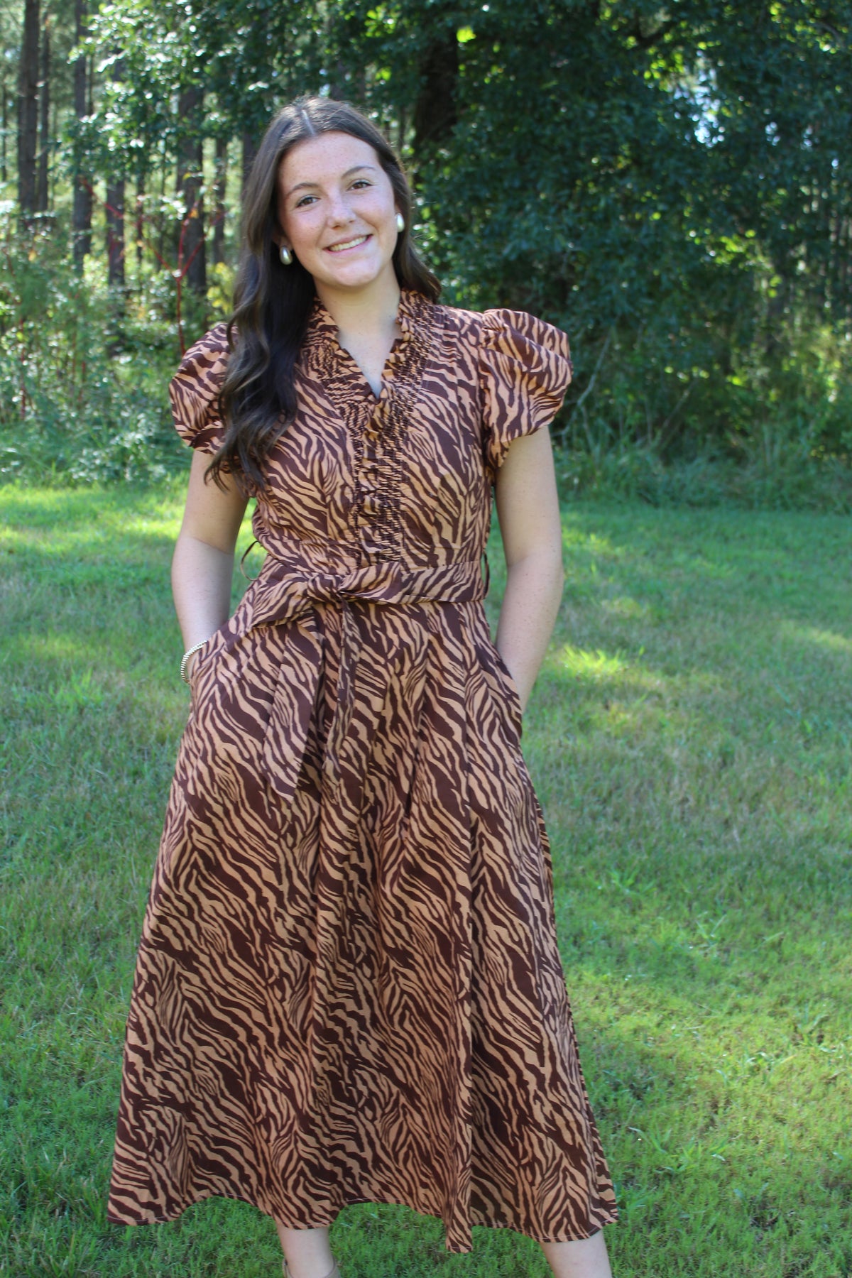 Taupe Long Dress
