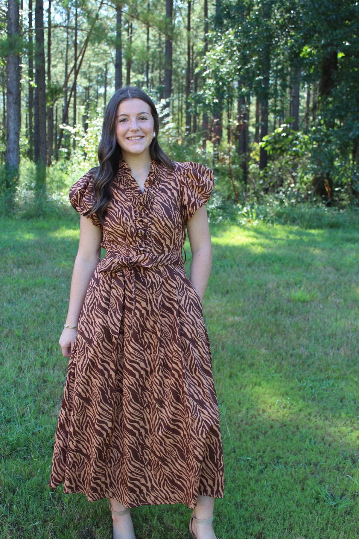 Taupe Long Dress