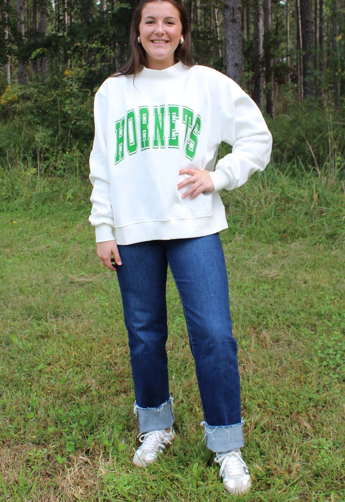 HORNETS- Mock Neck